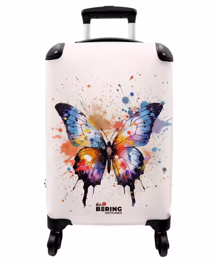 Suitcase - Butterfly explosion