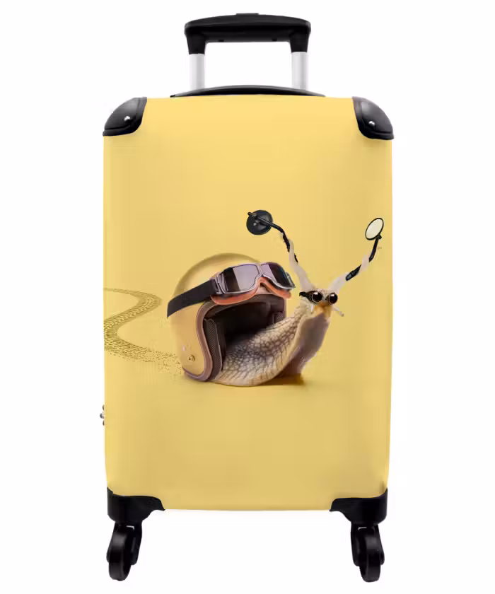 Suitcase - Escar-Go - Yellow