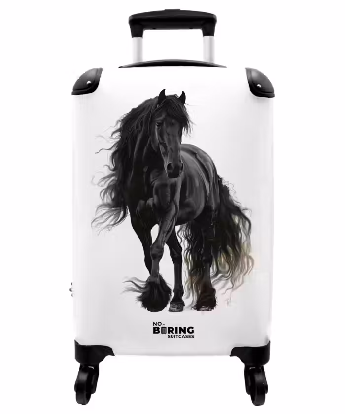 Suitcase - Frits the friesian horse