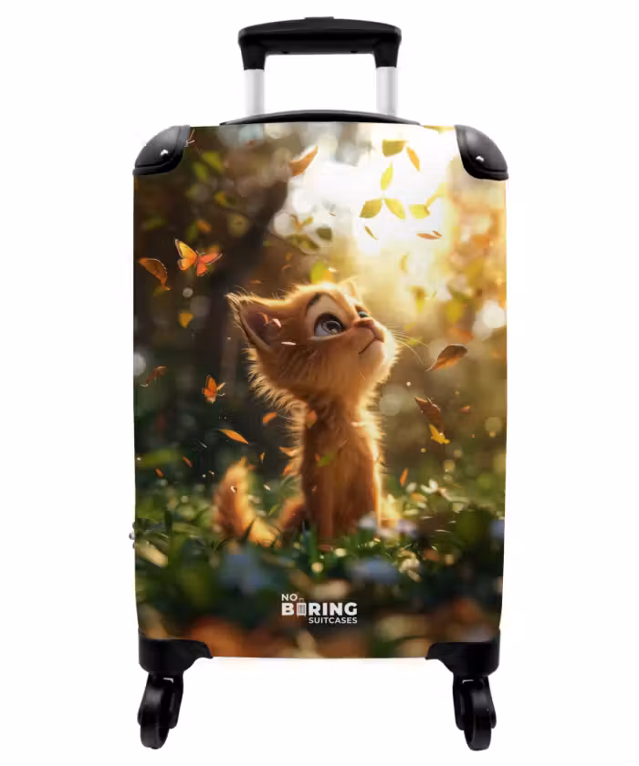 Suitcase - Henry autumn kitten