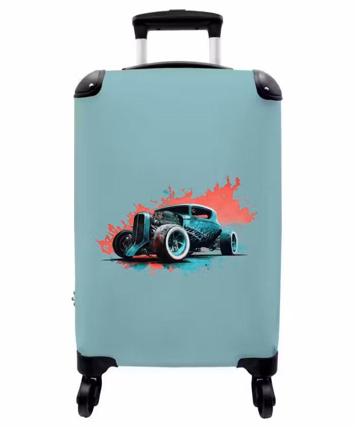 Suitcase - Hotrod turquoise
