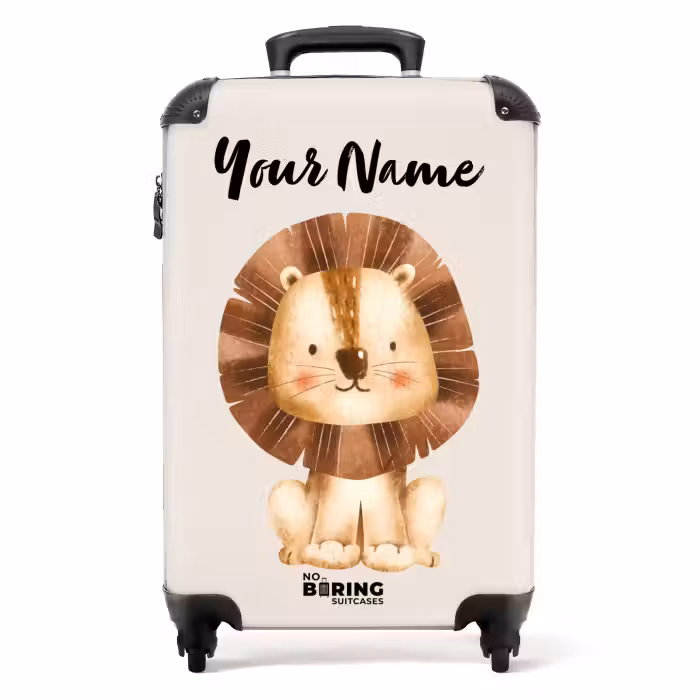 Suitcase with name - Lamar Lion