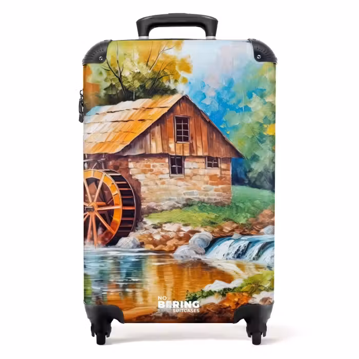 Suitcase - Landscape - Painting - Home - Art - Autumn