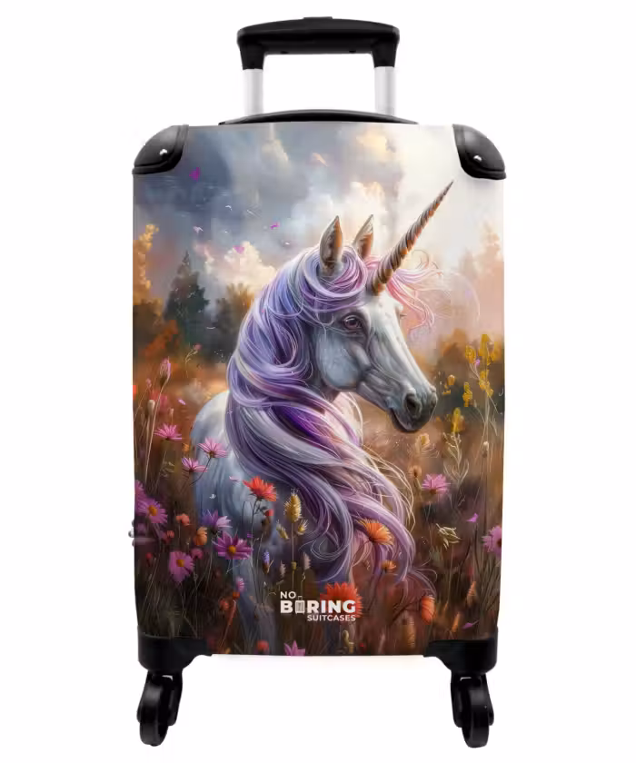 Suitcase - Lavender spring horn