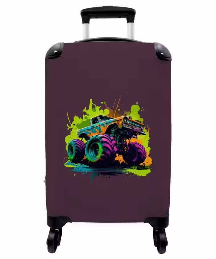 Suitcase - Neon Wheels