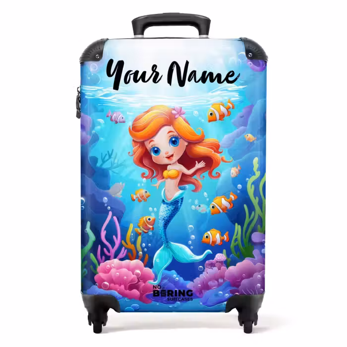Suitcase with name - Olivia underwater