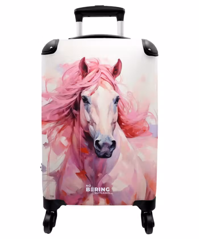 Suitcase - Pastel Bead Horse