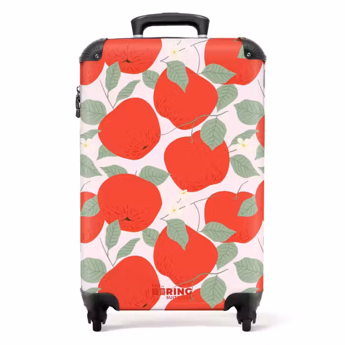 Suitcase - Pastel fruit - Apples