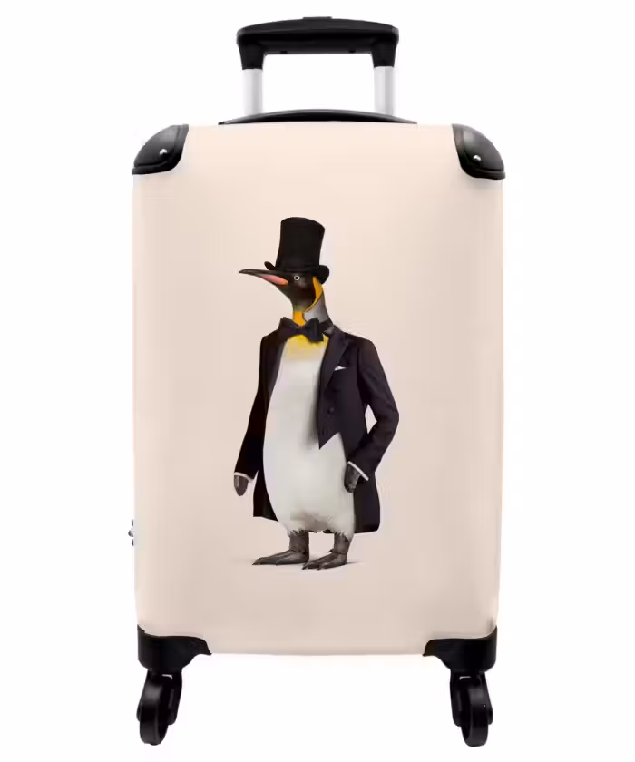 Suitcase - Penguin in Suit