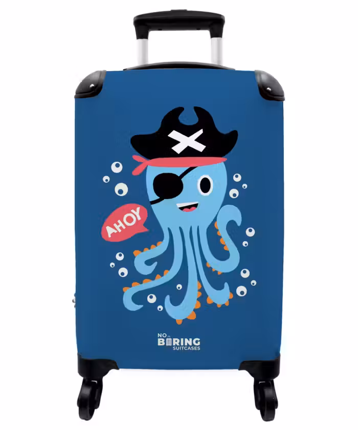 Suitcase - Pirate Octopus