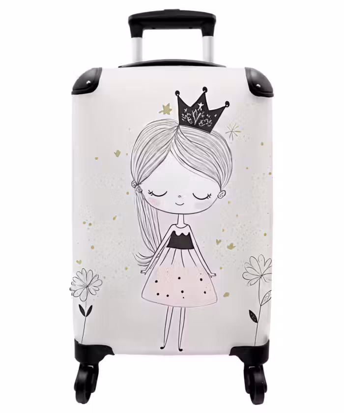 Suitcase - Princess with black dress