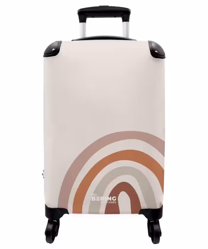 Suitcase - Raw rainbow natural