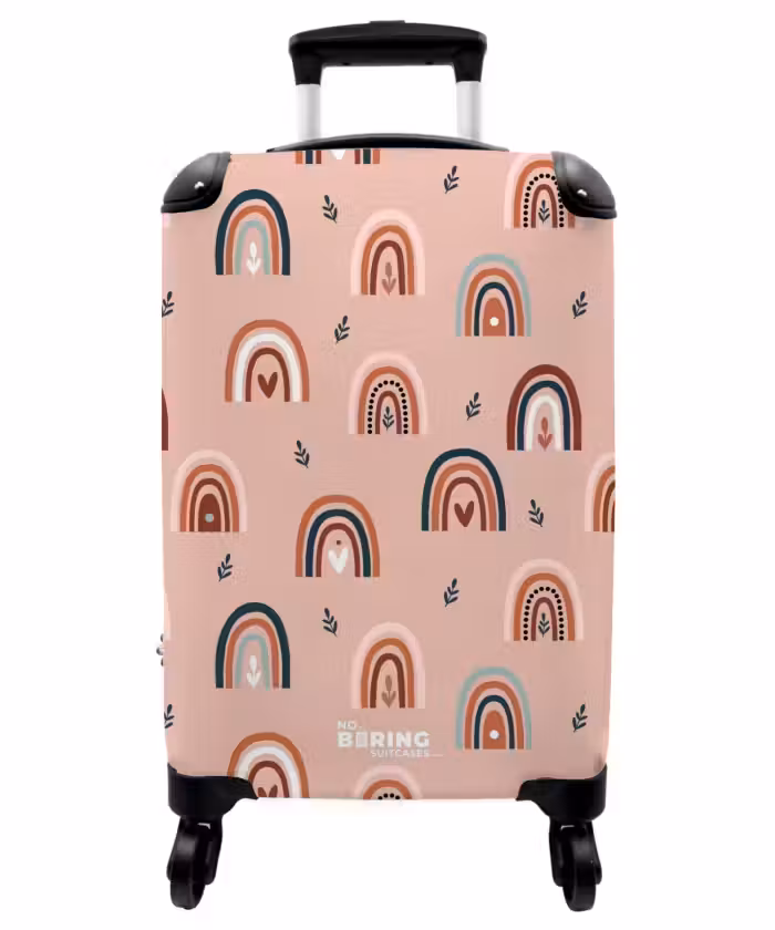 Suitcase - Rosy rainbows