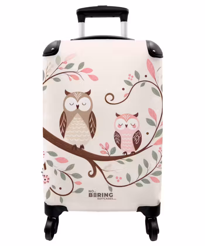 Suitcase - Sloppy sleeping owls