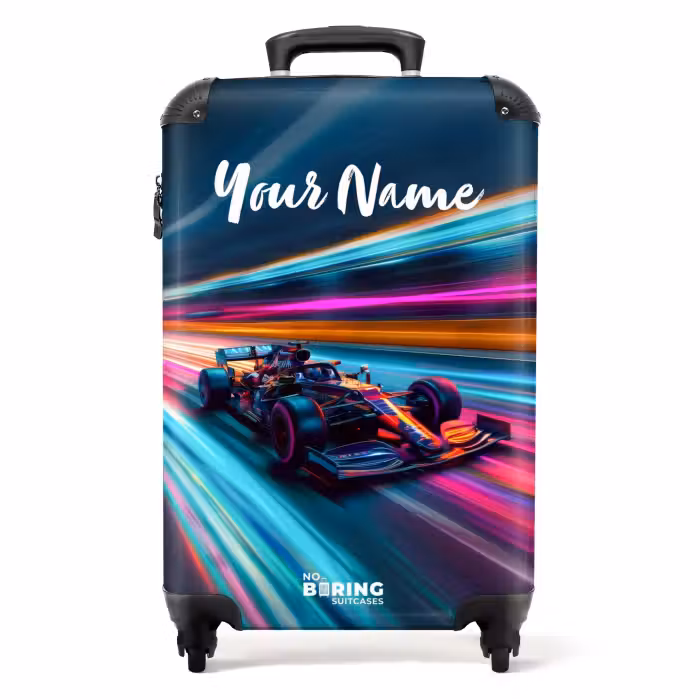Suitcase with name - Spectrum speedster