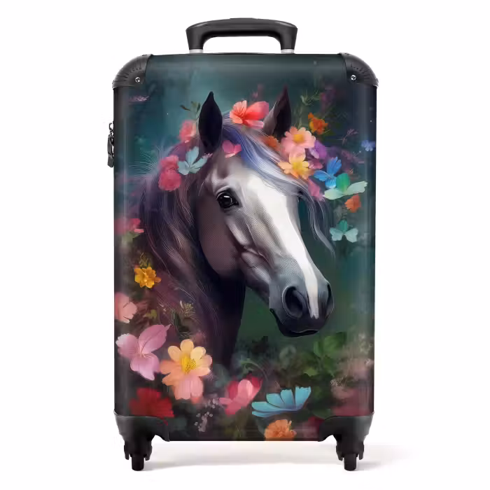 Suitcase - Suitcase - Horse - Nature - Flowers - Forest - Animals
