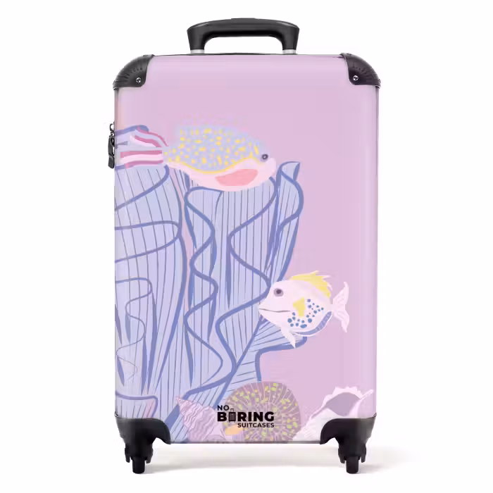 Suitcase - Summer memories - Cheerful underwater world