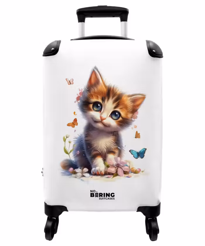 Suitcase - Vera butterfly kitten