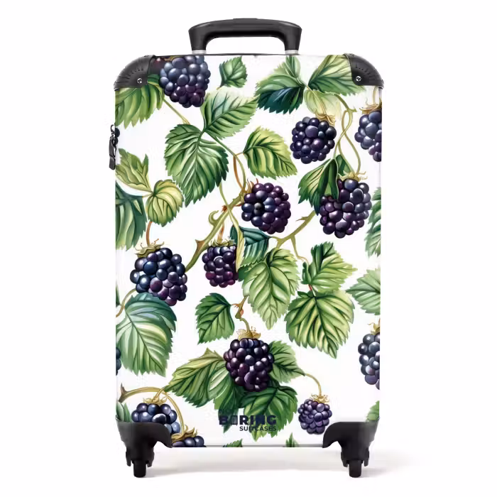 Suitcase - Vintage fruit - Blackberries