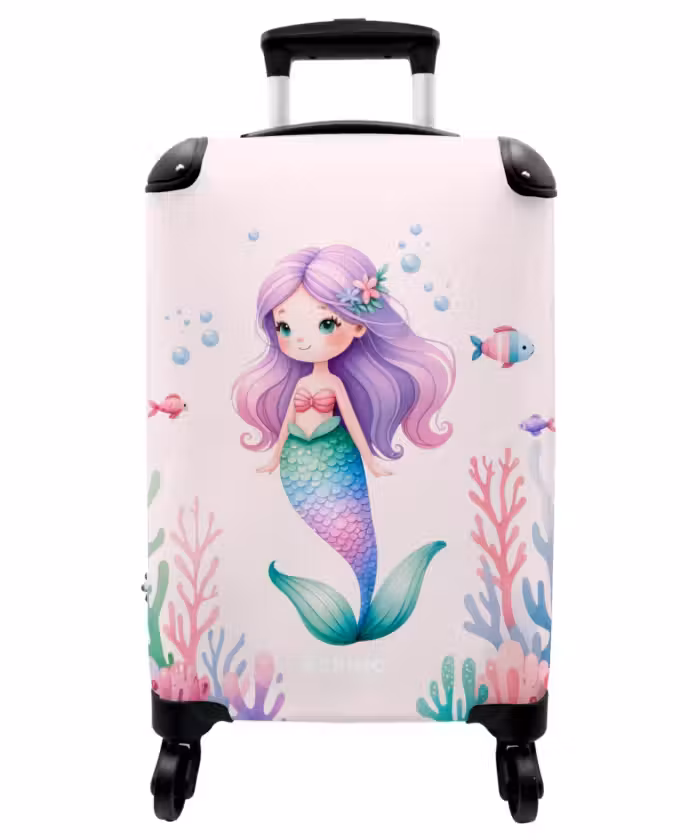 Suitcase - Violet fins