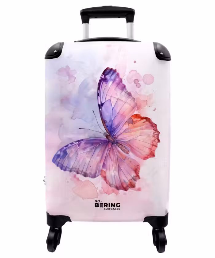 Suitcase - Watercolor aurora
