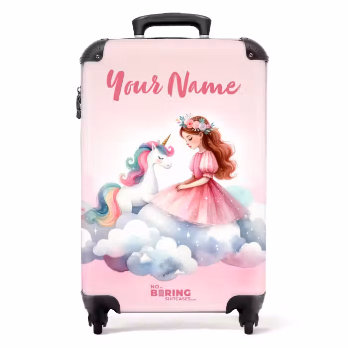 Suitcase with name - Winnie cloud princess