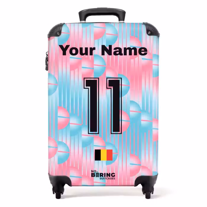 Suitcase with name - Belgium away jersey