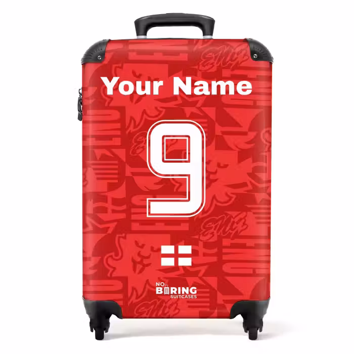 Suitcase with name - England away jersey