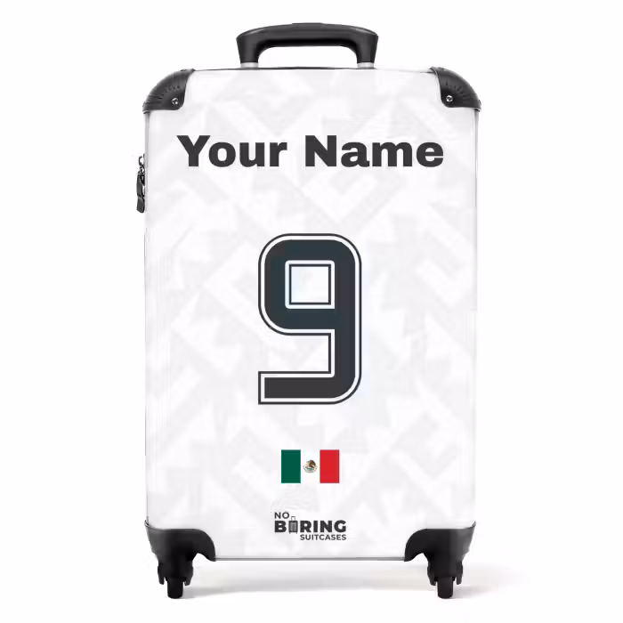 Suitcase with name - Mexico away jersey