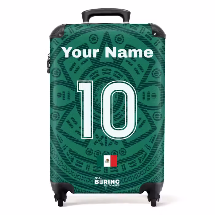 Suitcase with name - Mexico home jersey