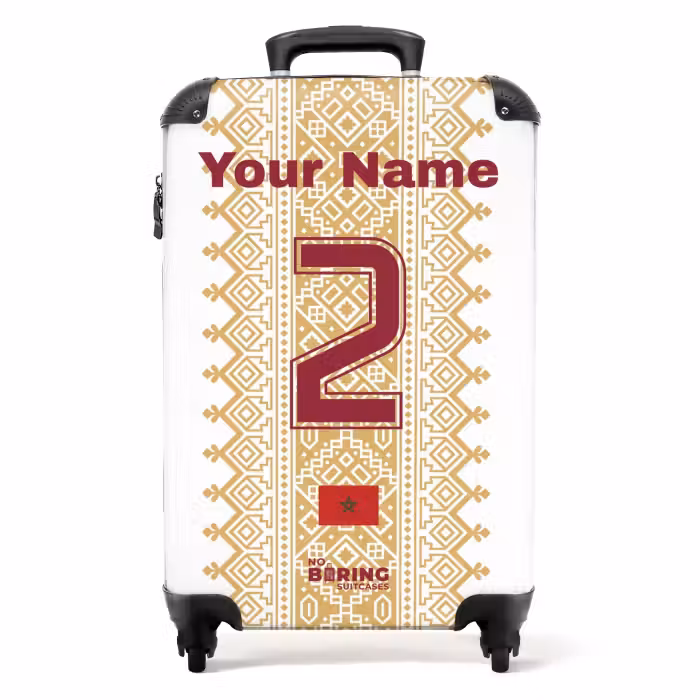 Suitcase with name - Morocco away jersey