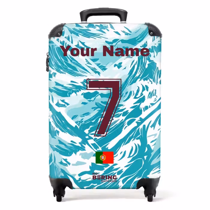 Suitcase with name - Portugal away jersey