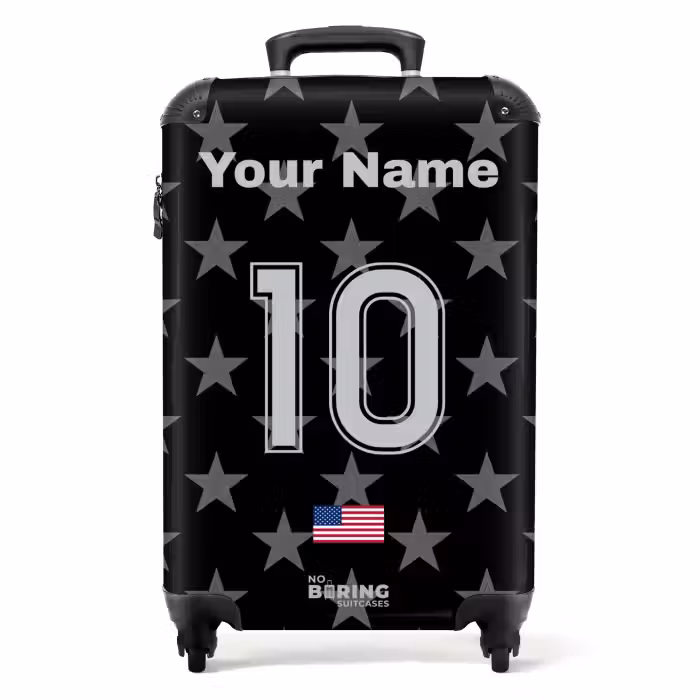 Suitcase with name - USA away jersey