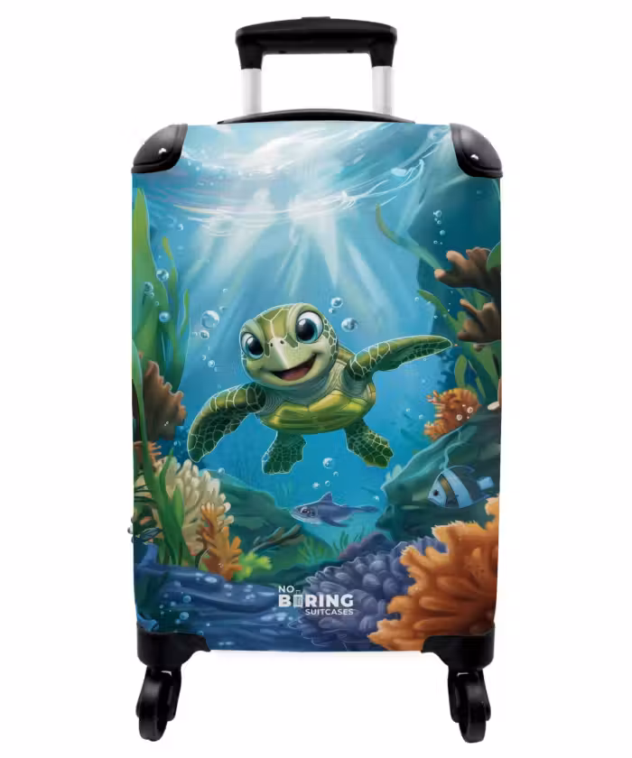 Suitcase - Zippy Sea Turtle