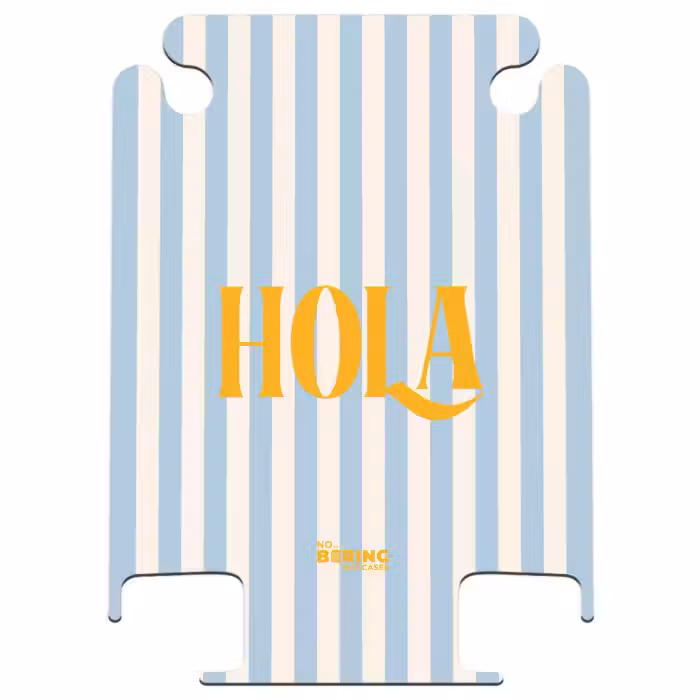 CaseSwap™ - Quotes - Hola baby blue and cream white