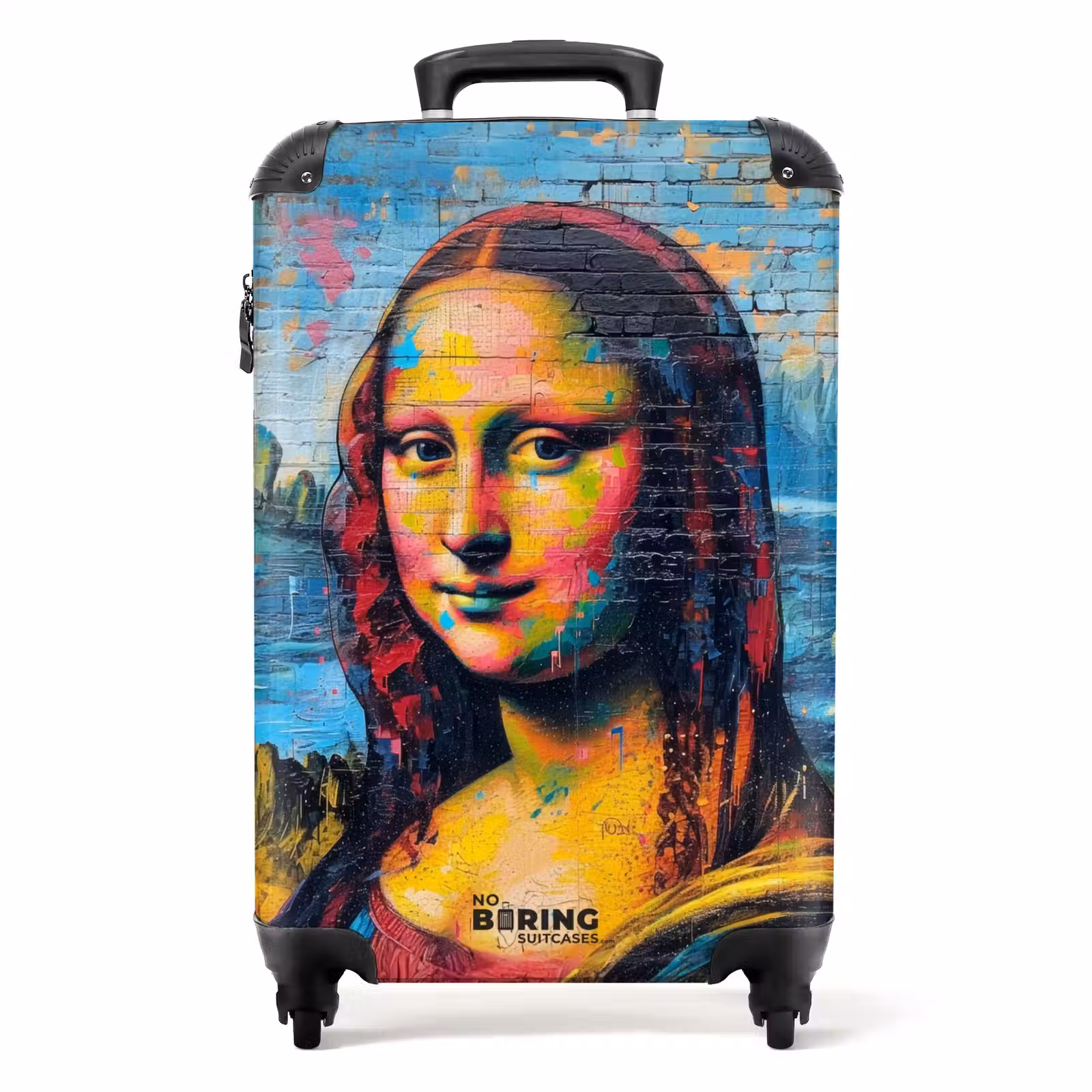 Suitcase - Colorful Mona Lisa in graffiti style — 1