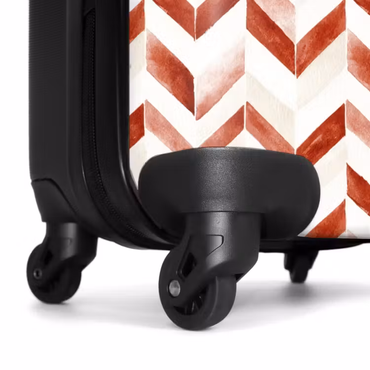 Suitcase - Arrows pattern red — 7