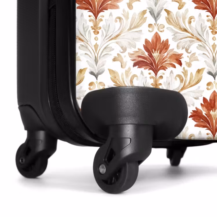 Suitcase - Baroque pattern red — 7