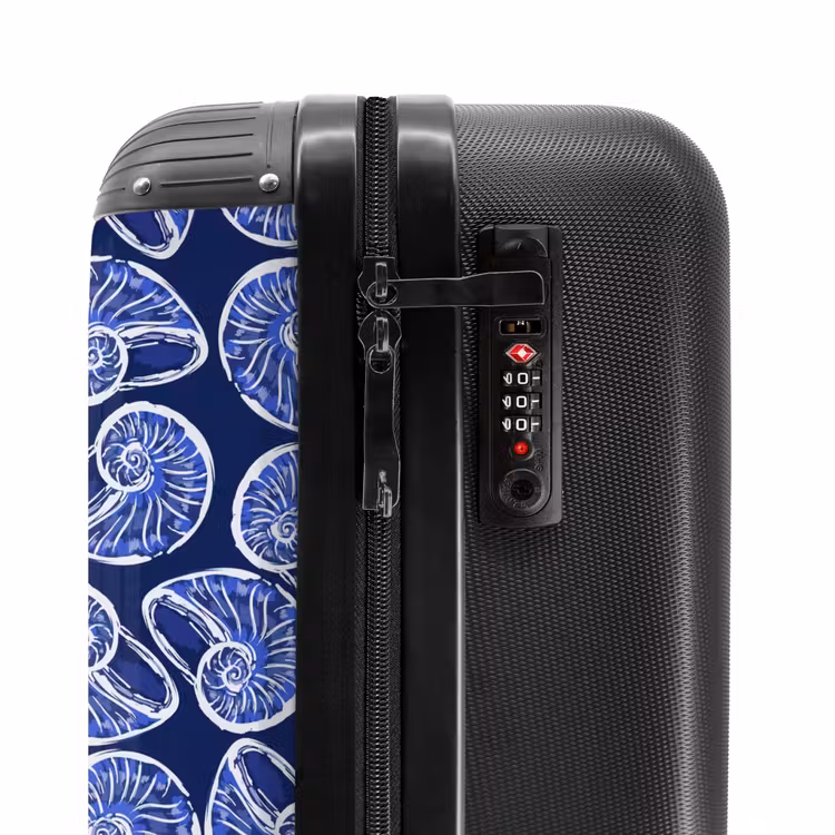 Suitcase - Blue shell pattern — 6