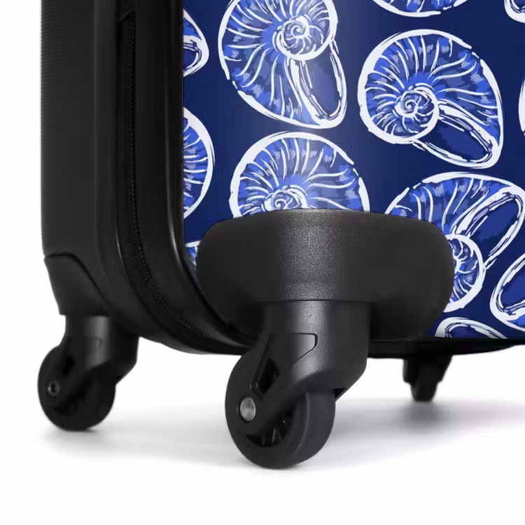 Suitcase - Blue shell pattern — 7
