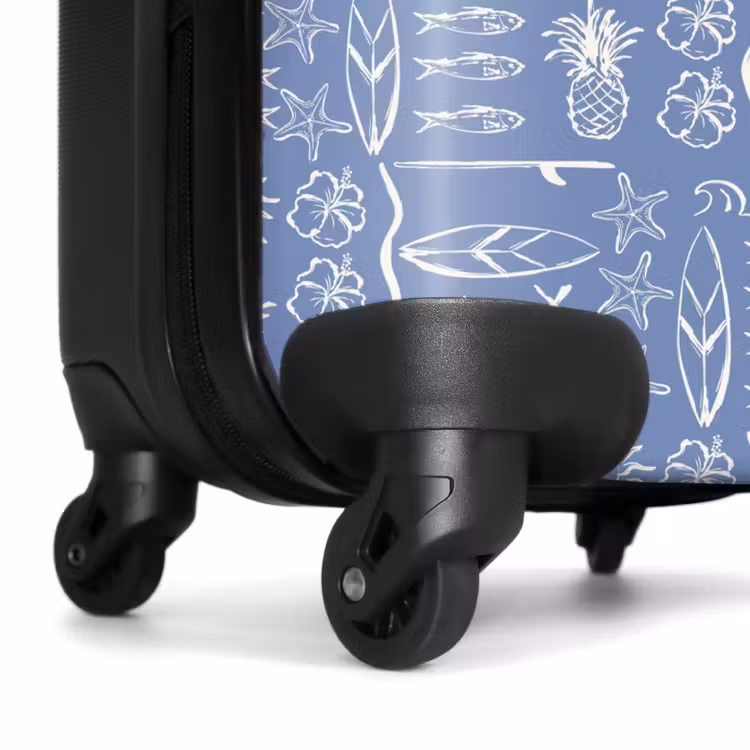 Suitcase - Blue surf pattern — 6