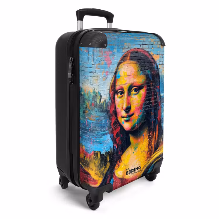 Suitcase - Colorful Mona Lisa in graffiti style — 2