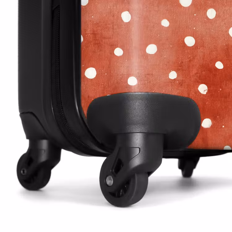 Suitcase - Dots pattern red — 7