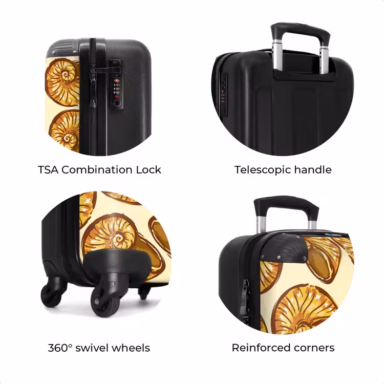 Suitcase - Golden shells — 7
