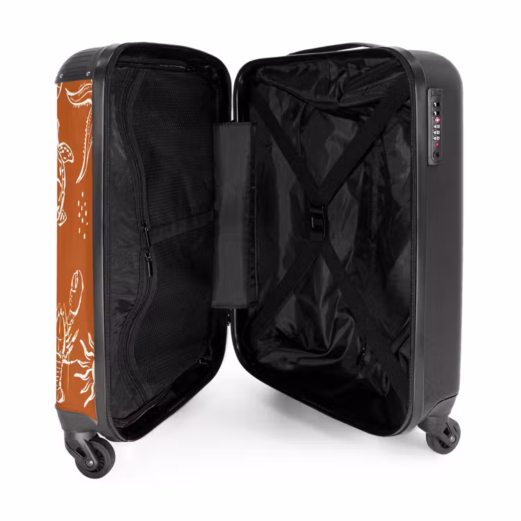 Suitcase - Sea creatures and summer illustrations — 4