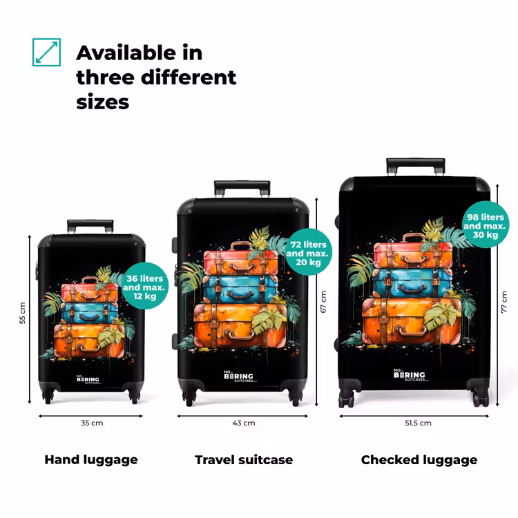 Suitcase - Stack of suitcases as street art — 3