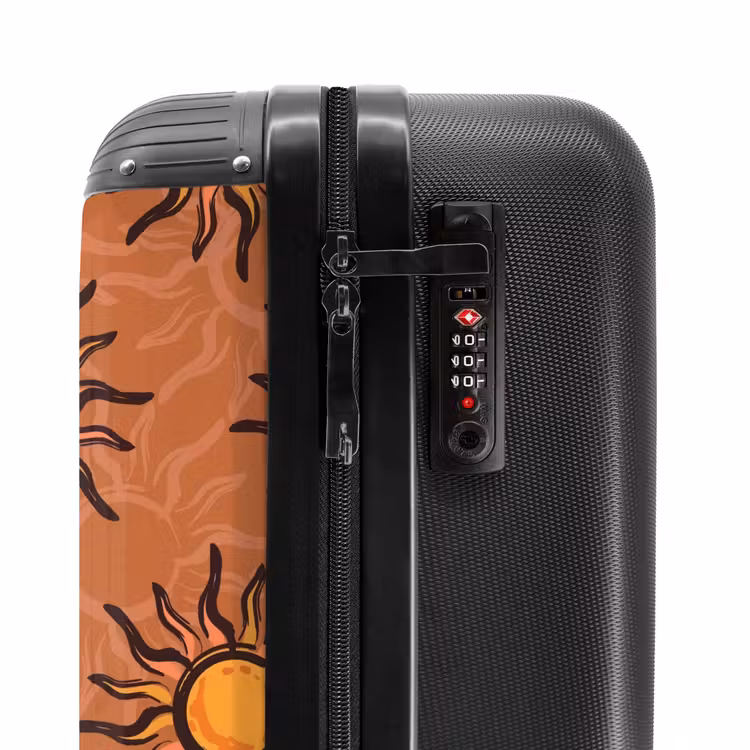 Suitcase - Sun pattern — 5
