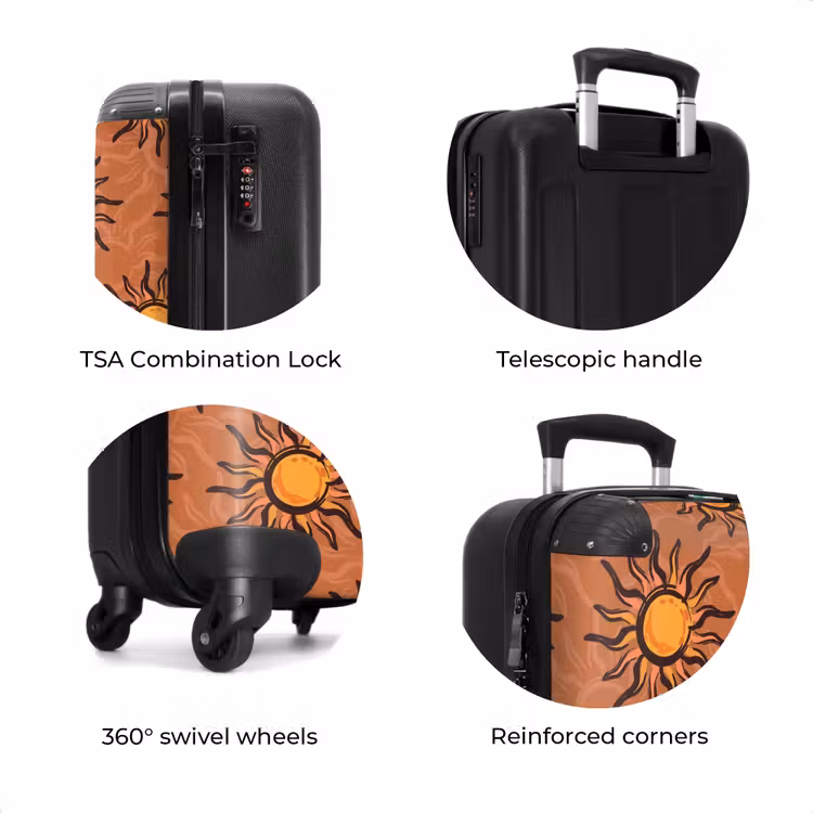 Suitcase - Sun pattern — 7