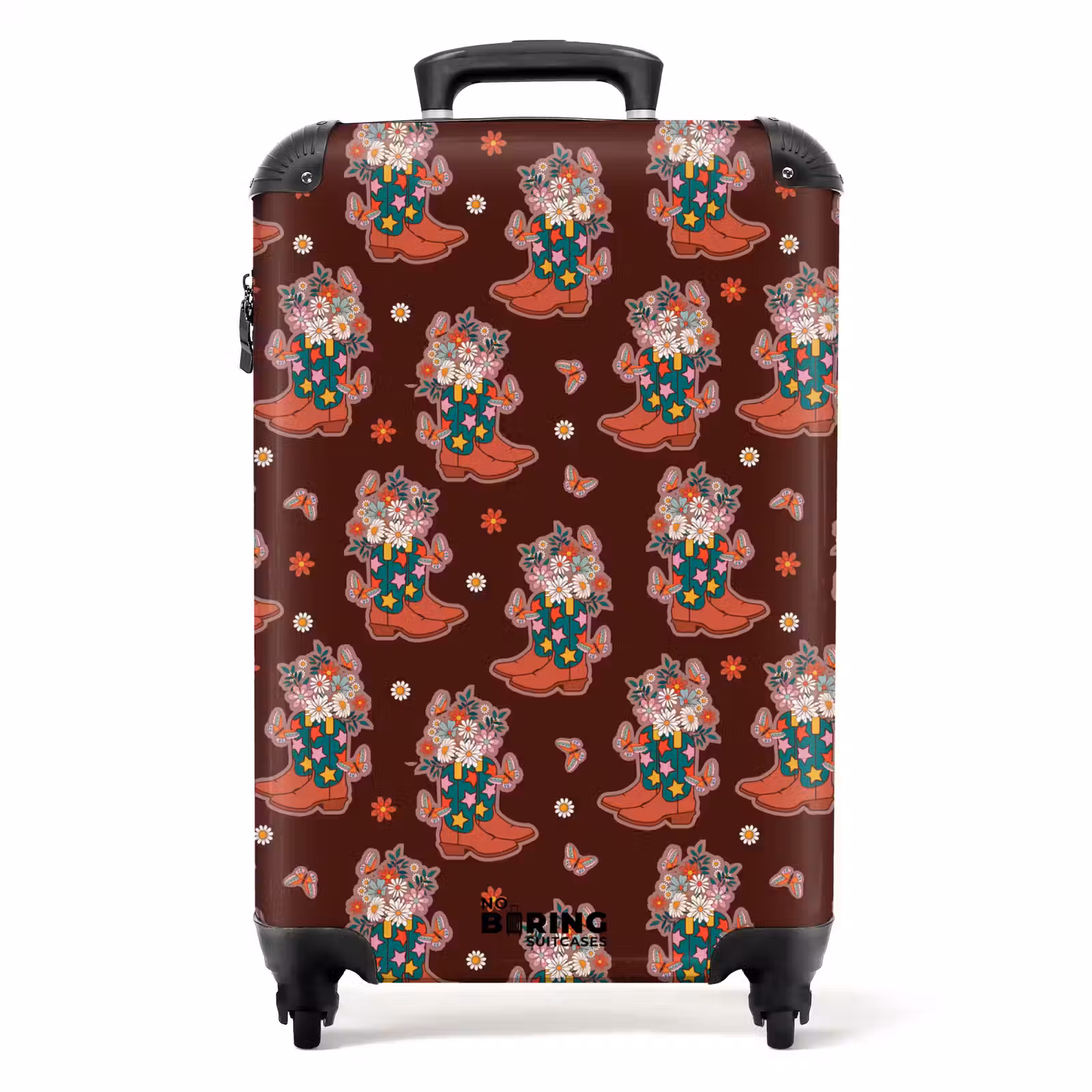 Suitcase - Retro disco boots pattern colorful — 1
