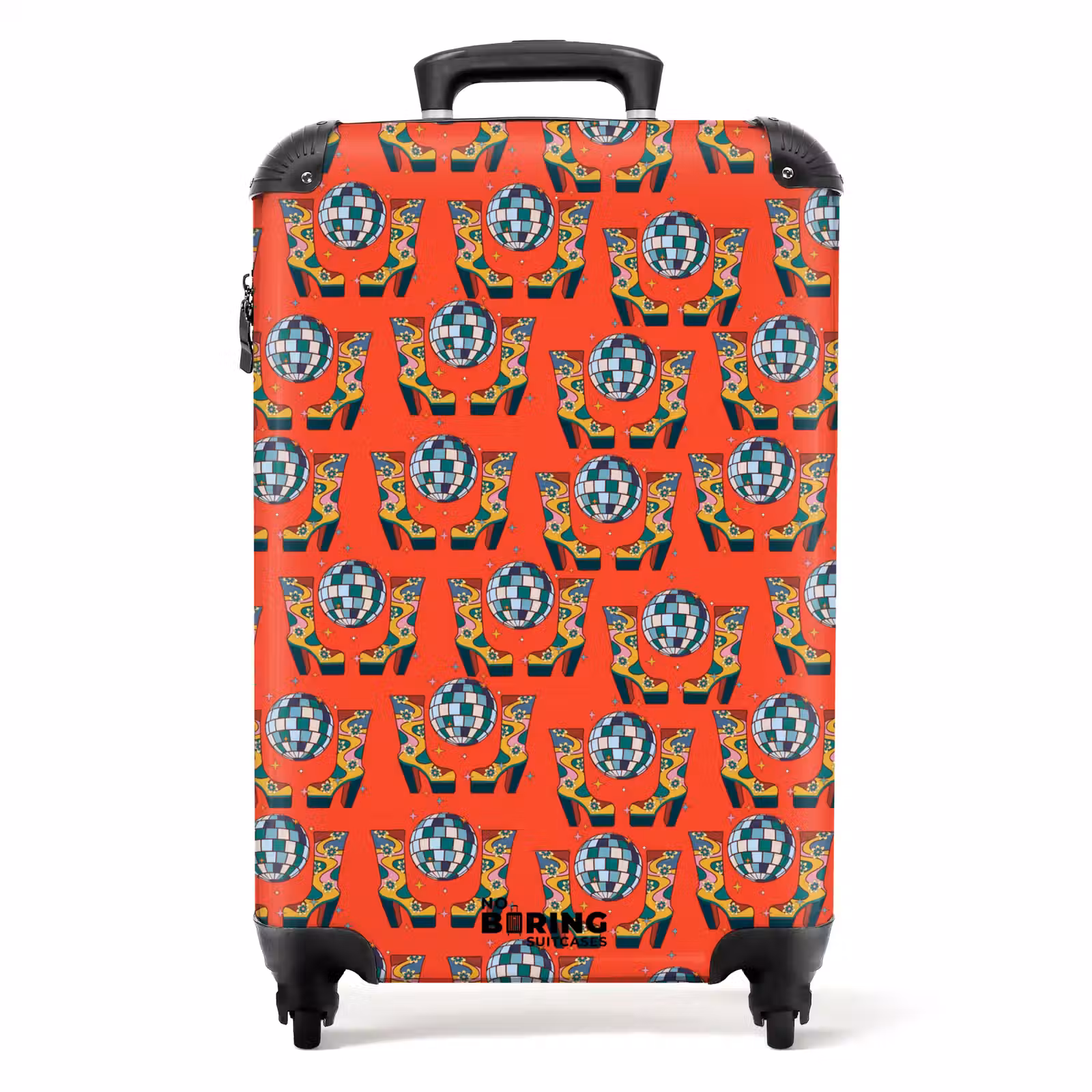 Suitcase - Retro disco boots pattern colorful — 1